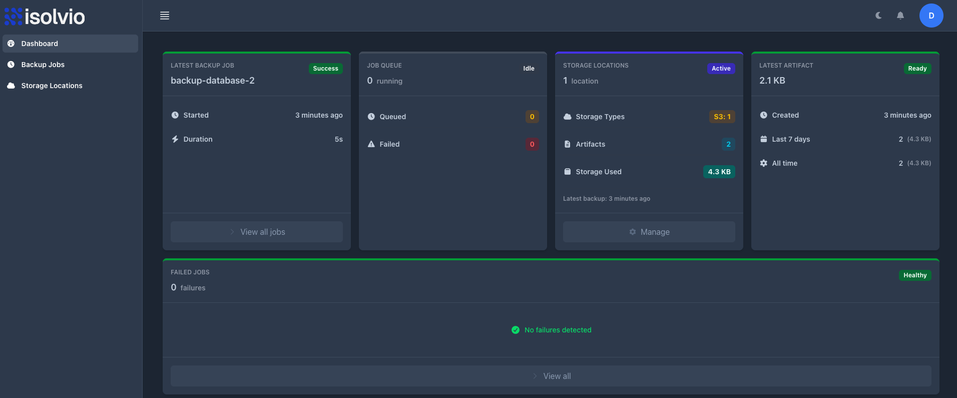 Dashboard Overview
